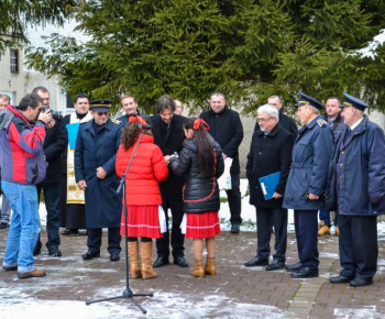 Slávnostne odovzdanie hasičského auta