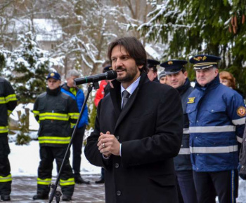 Slávnostne odovzdanie hasičského auta